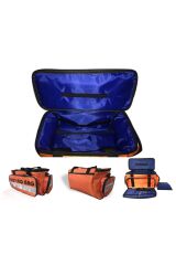 Ilk Yardım Çantası- Travma Çantası - Turuncu Orta Boy - 57x27x23 Cm - Ln3456