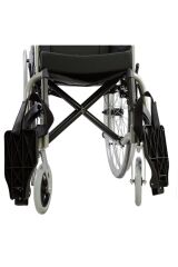 P957 Alüminyum Hafif Hasta Engelli Refakatçi Tekerlekli Sandalye 50 Cm