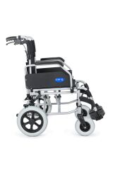 DM-337 40cm Silver Alüminyum Özellikli Transfer Tekerlekli Sandalye
