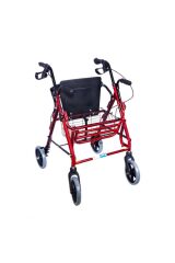 Ayak Pedallı Alüminyum Rolatör Yürüteç - Has-pet Tekerlekli Sandalye Gibi Kullanma Imkanı
