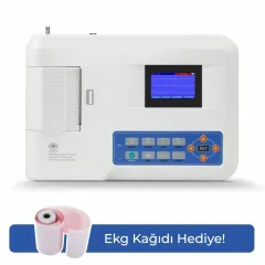 3-KANALLI ELEKTROKARDİYOGRAF (EKG) - ECG300G