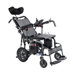 Comfort Plus DY01102 Portatif Lityum Pilli (Akülü) Tekerlekli Sandalye Baş Destekli, Sırt Yatar
