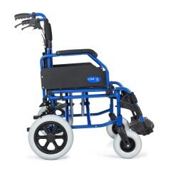 Comfort Plus DM-337 45cm Mavi Alüminyum Özellikli Transfer Tekerlekli Sandalye