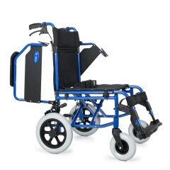 Comfort Plus DM-337 45cm Mavi Alüminyum Özellikli Transfer Tekerlekli Sandalye