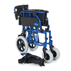 Comfort Plus DM-337 45cm Mavi Alüminyum Özellikli Transfer Tekerlekli Sandalye