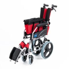 Comfort Plus KY863LABJ-A12 Kırmızı Alüminyum Transfer Özellikli Tekerlekli Sandalye