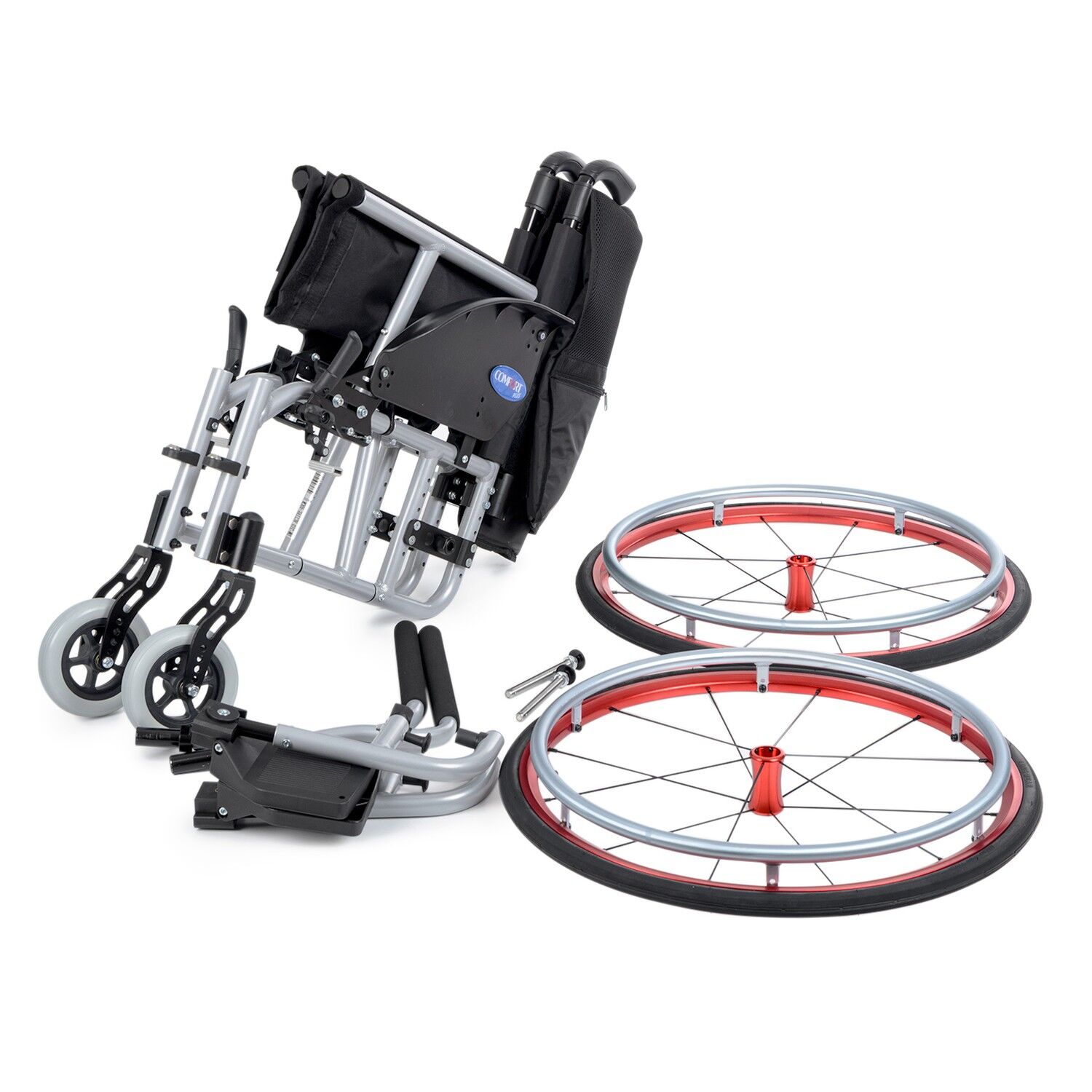 Comfort Plus DM-315 Active Hafif Manuel Alüminyum Tekerlekli Sandalye (Oturma Genişliği 45 cm)