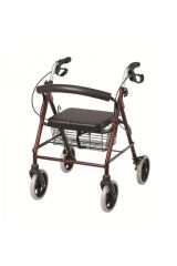 Witra Tekerlekli Rollatör Hasta Yürüteçi 4 Ayaklı Oturaklı Frenli rolatör walker wolker w501